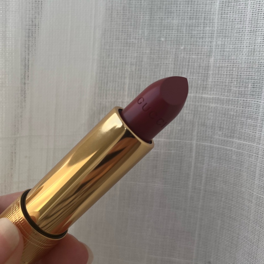 [New] Gucci Long Lasting Satin Lipstick- 202 Moira Sienna - Picture 6 of 6